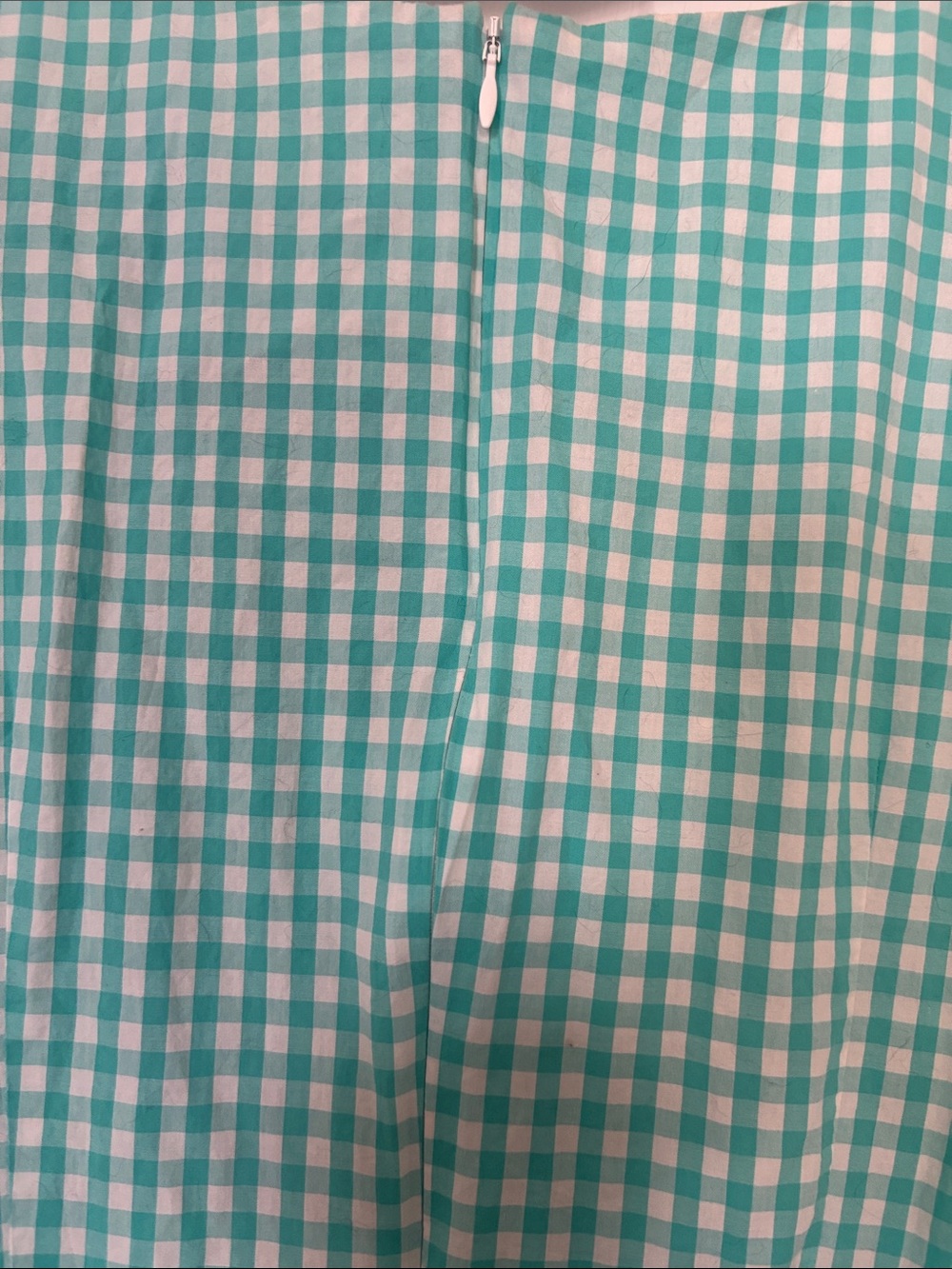 Voodoo Vixen size Large retro gingham summer keyhole dress - Picture 7 of 7